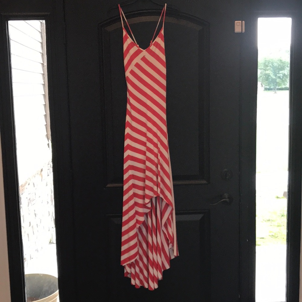 Bebe hi lo maxi dress